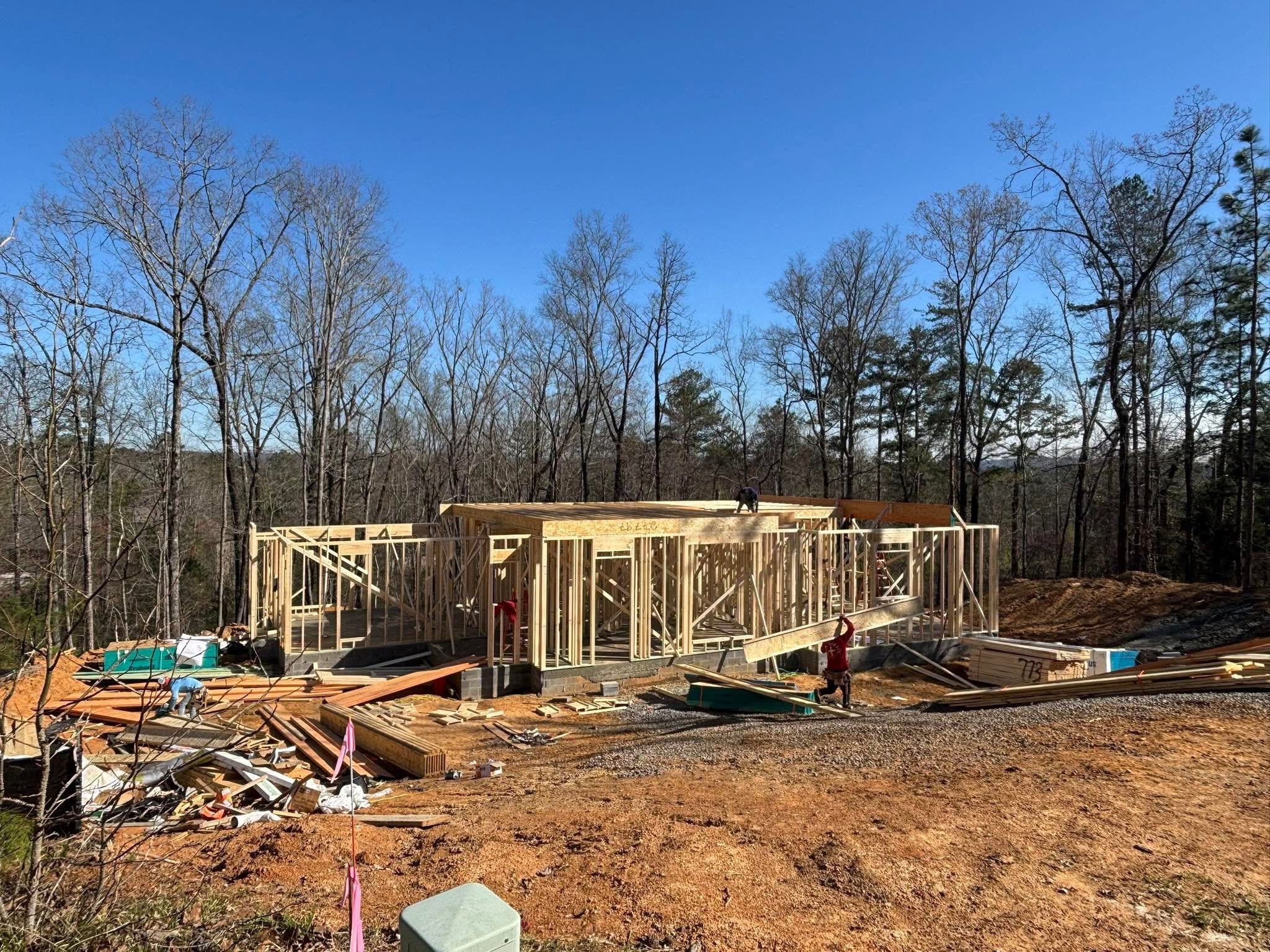 Exterior and interior progress details